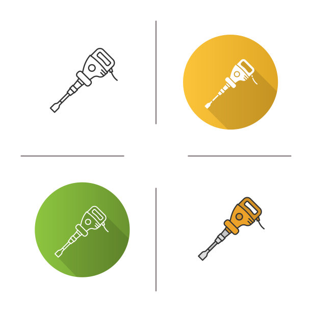 路面破碎机图标图片下载