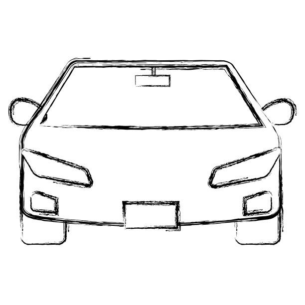 现代汽车孤立图标图片下载