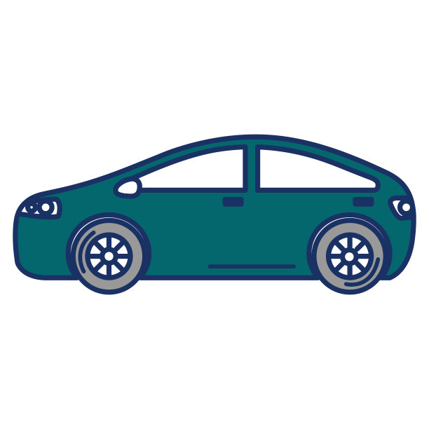 现代汽车孤立图标图片下载