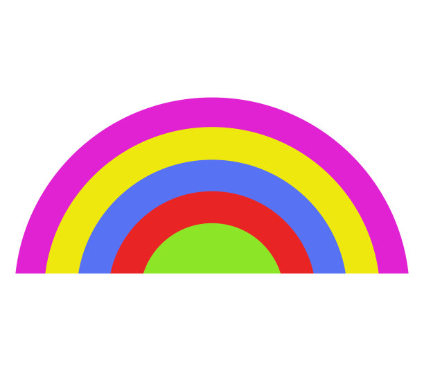 彩虹图标图片下载