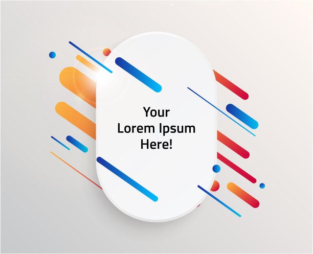 现代和动态文本框的报价。高质量矢量插图。图片下载