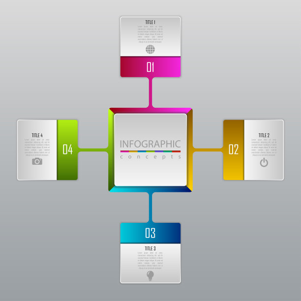 摘要信息图形用于业务模板图表、图表、网页设计、工作流布局图片下载