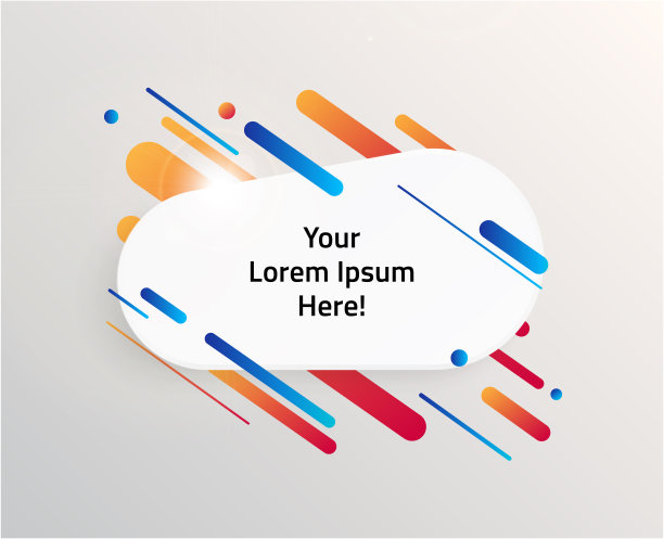 现代和动态文本框的报价。高质量矢量插图。图片下载