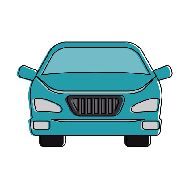 汽车车辆孤立图标图片下载