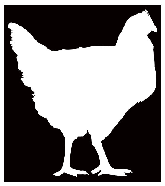 鸡轮廓图片下载
