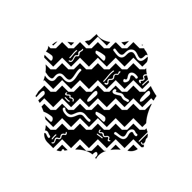 轮廓正方形与图形抽象几何背景图片下载