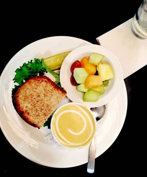 汤和三明治图片下载