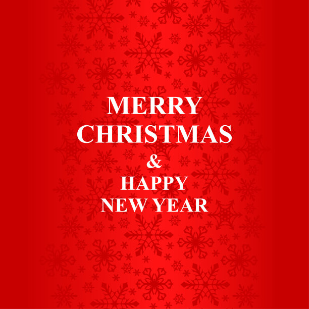 用雪花装饰的圣诞贺卡图片下载