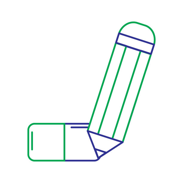 学校用品铅笔和橡皮擦类物体图片下载