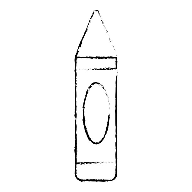 孤立的蜡笔设计图片下载