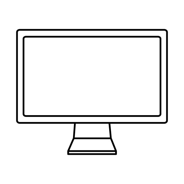 计算机显示器图标图像图片下载