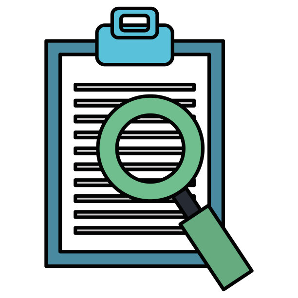 用放大镜检查剪贴板图片下载