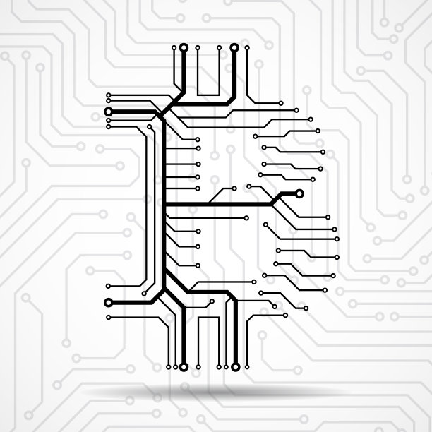 从电路板上抽象签名比特币图片下载