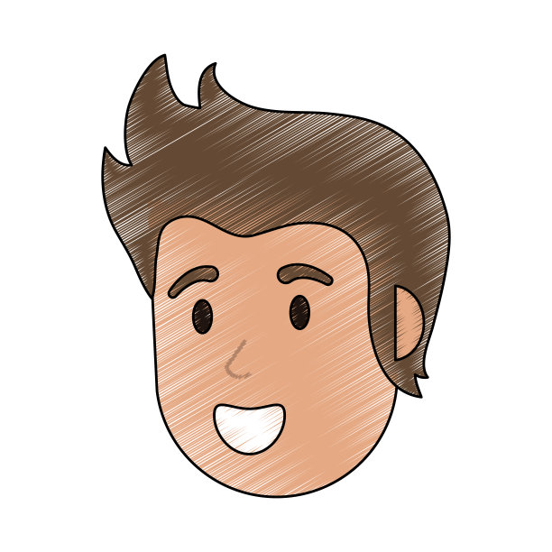 年轻人庆祝脸卡通图片下载