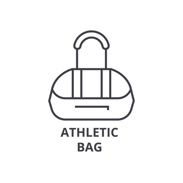 运动包线图标，轮廓符号，线性符号，矢量，平面插图图片下载