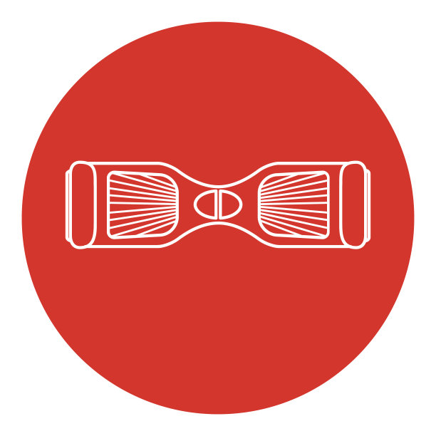 陀螺仪图标线条艺术风格图片下载