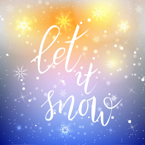 让雪花假日冬日为背景图片下载