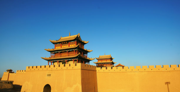 中国长城嘉峪关堡图片下载