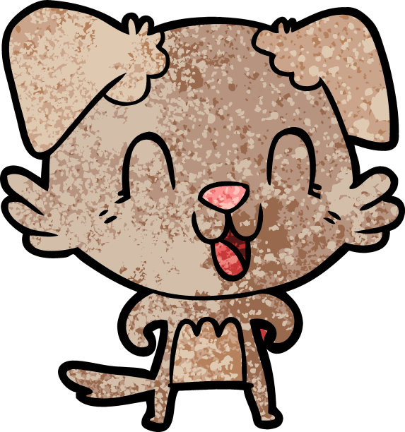 卡通狗笑图片下载