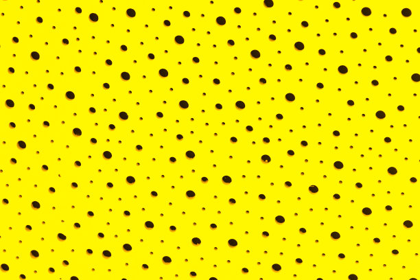 圆形的塑料背景，黄色调，非常适合设计。图片下载