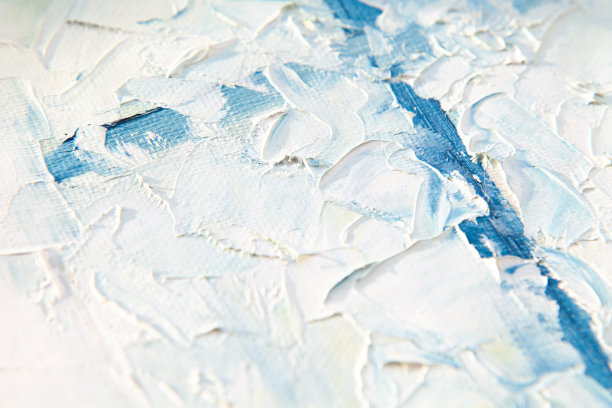 白色和蓝色的画面特写纹理。素材图片