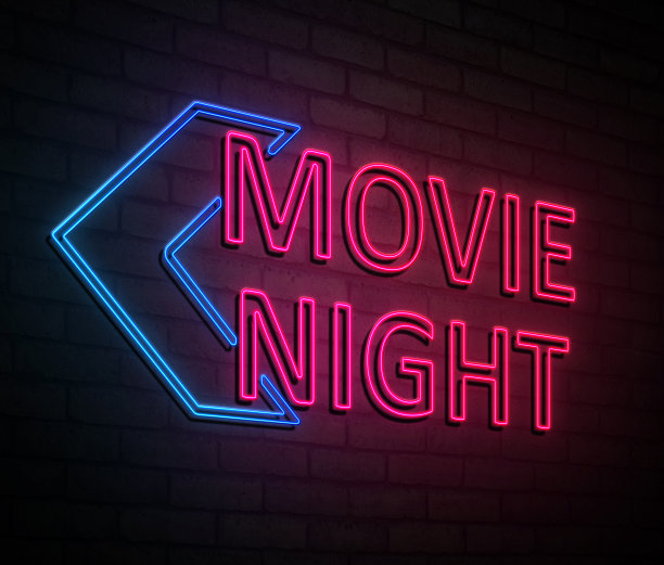 电影之夜的概念。图片下载