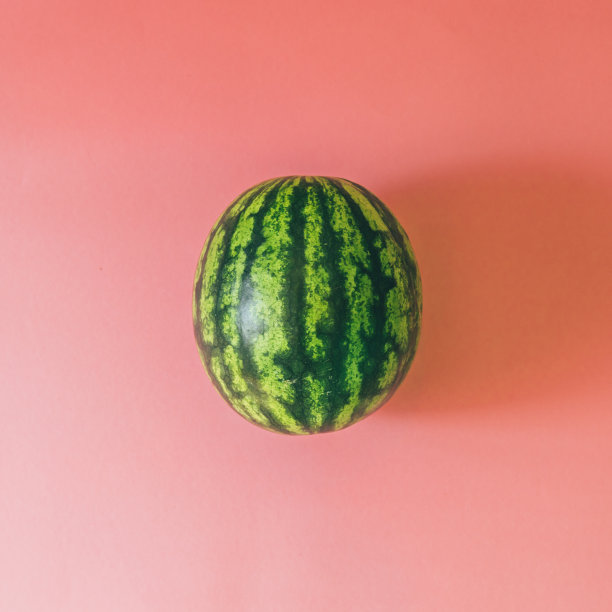 生条形圆西瓜图片下载