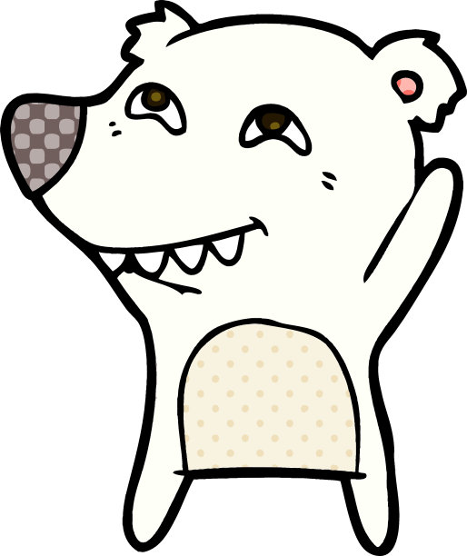 北极熊卡通图片下载