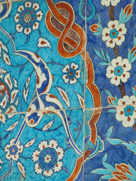 伊兹尼克陶器，火鸡图片下载