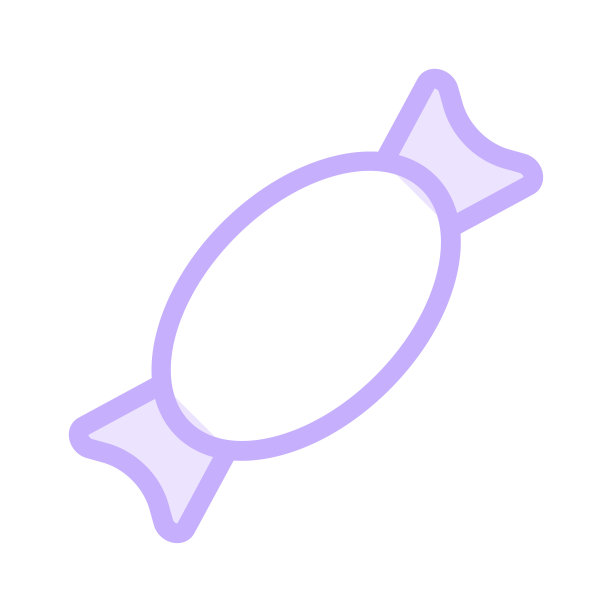 糖果颜色线矢量图标图片下载