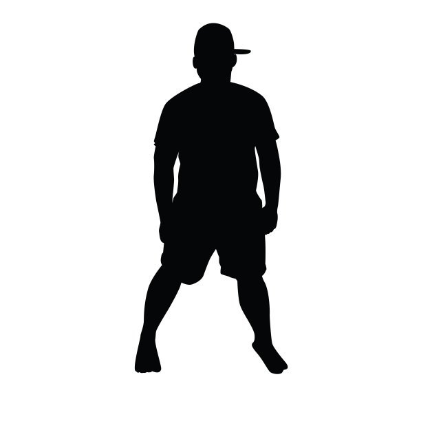 摆出人的轮廓图片下载