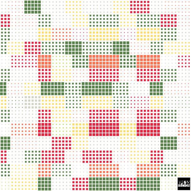 摘要正方形像素拼接背景。Eps10矢量图图片下载