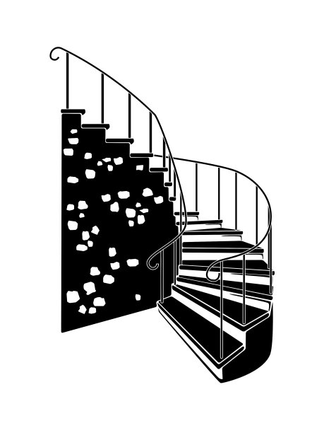 登上山顶的阶梯。图片下载