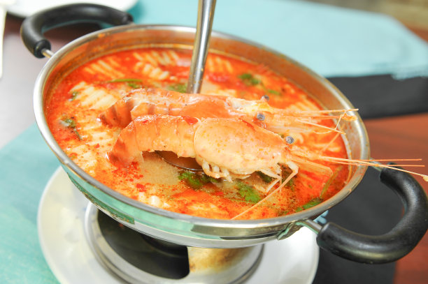 泰国传统辣虾汤图片下载