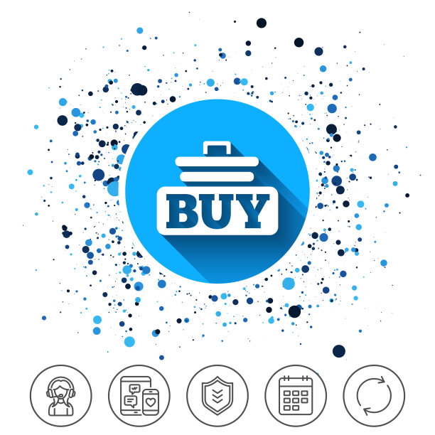 购买信号图标。网上购物车购买按钮。图片下载