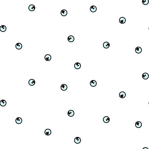 眼球乐趣无缝矢量模式图片下载