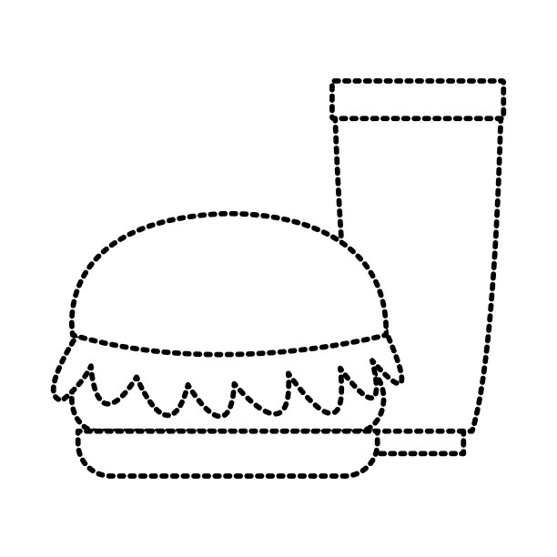汉堡加苏打图片下载