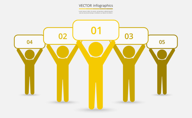 一组人的矢量图。图片下载