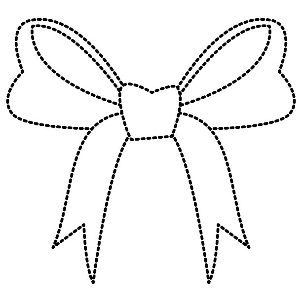 丝带蝴蝶结孤立图片下载