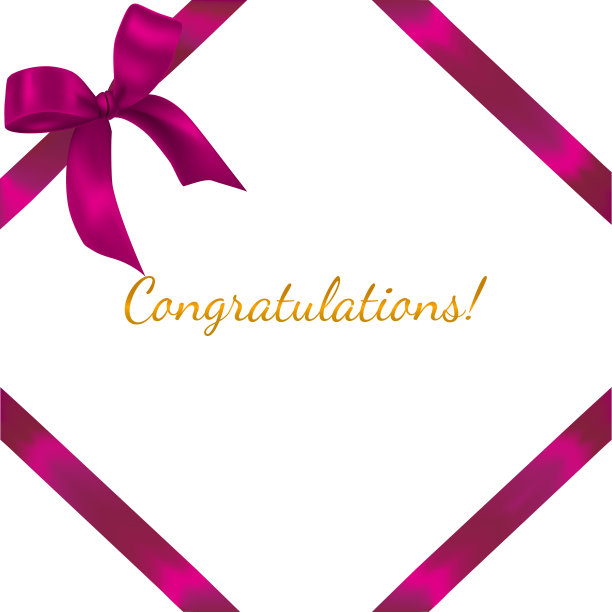 粉红现实蝴蝶结与丝带图片下载