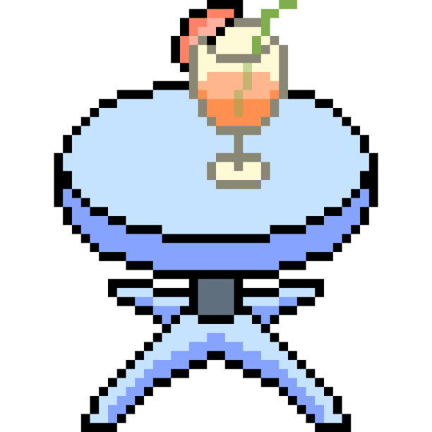 矢量像素艺术卡通图片下载