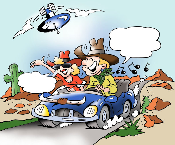 汽车旅行中的音乐和网络交流图片下载