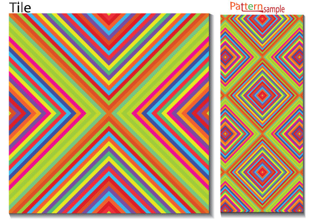 美丽的抽象多色无缝图案纺织印刷和数字使用。图片下载