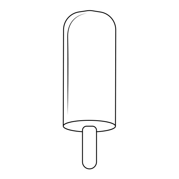 美味的冰淇淋轮廓图片下载