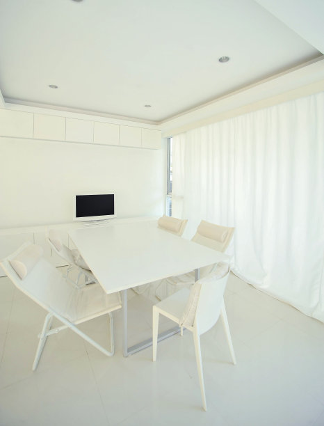 现代白色客厅图片下载