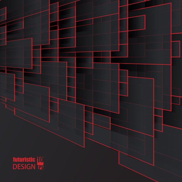 抽象背景与几何图案。Eps10矢量图图片下载