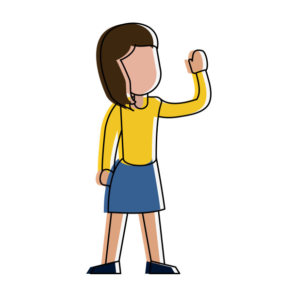 女人不知名的卡通图片下载