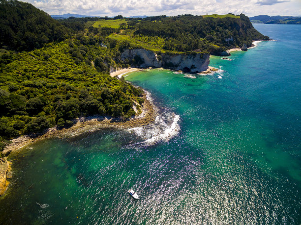 哈黑湾鸟瞰图图片下载