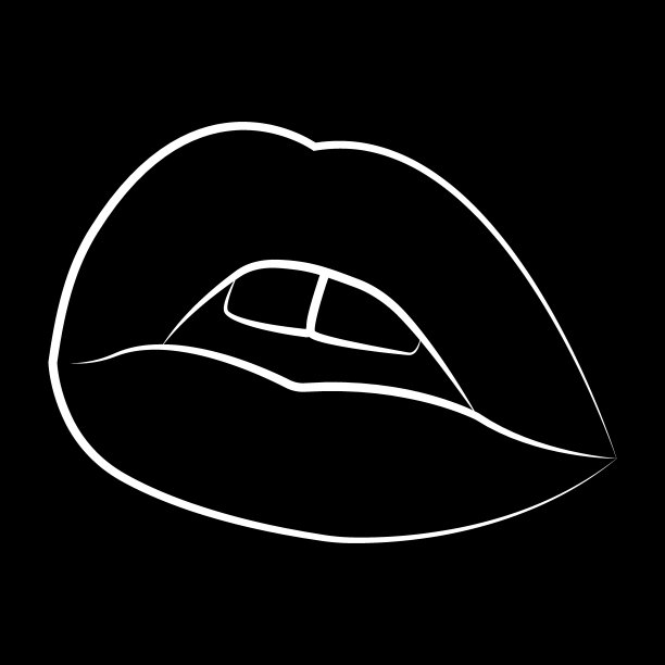 插图。性感的嘴唇图片下载