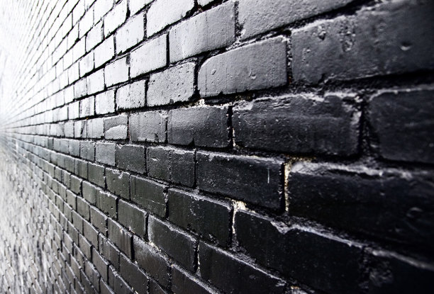 背景墙。黑色墙壁纹理。图片下载